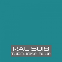 RAL 5018 Turquoise Blue tinned Paint